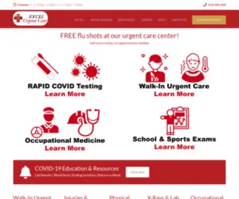 Excelurgentcareofwantagh.com(Excel Urgent Care of Wantagh) Screenshot