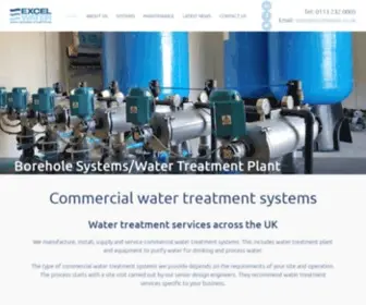 Excelwater.co.uk(Water Treatment & Purifying Specialists) Screenshot