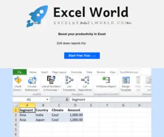 ExcelWorld.com(Excel World) Screenshot
