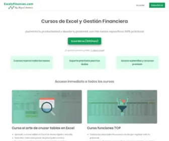 Excelyfinanzas.com(Cursos de Excel y Gestion Financiera) Screenshot