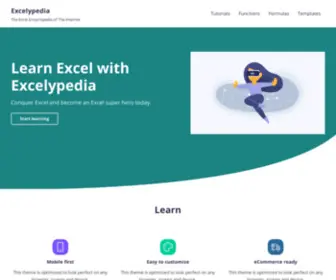 Excelypedia.com(Conquer Excel Today) Screenshot