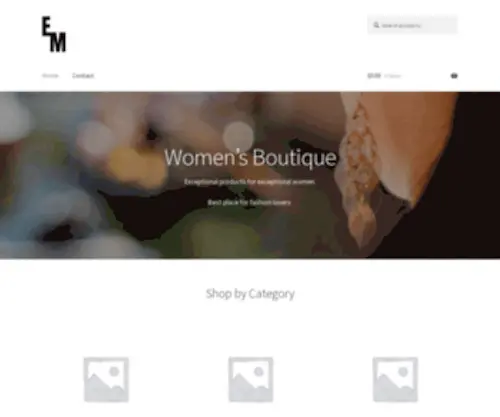 Exceptionalmeans.com(Women's Boutique) Screenshot