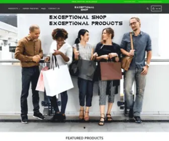 Exceptionalshop.com(Exceptional Shop) Screenshot