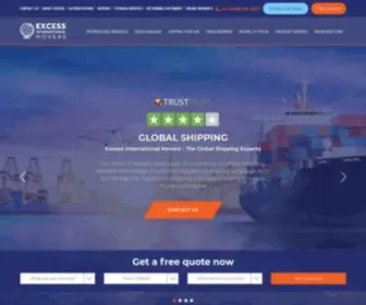 Excess-International.com(Global Shipping Experts) Screenshot