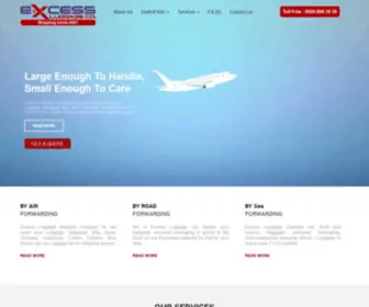 Excessluggage.co.uk(Excess Baggage Company) Screenshot