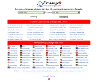 Exchange9.com(Currency exchange rate calculator) Screenshot
