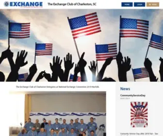 Exchangeclubofcharleston.com(The Exchange Club of Charleston) Screenshot