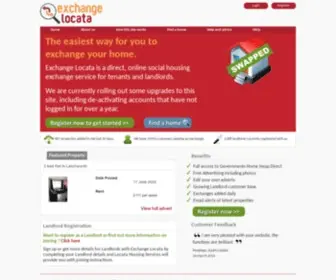 Exchangelocata.org.uk(Exchange Locata) Screenshot