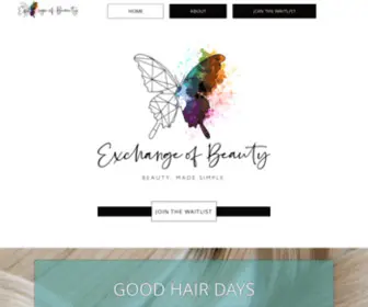 Exchangeofbeauty.com(Subscription Box) Screenshot