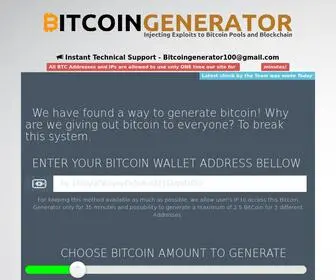 Exchanger365X.com(Bitcoin Generator) Screenshot