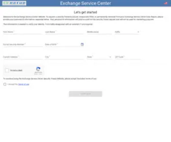 Exchangeservicecenter.com(Exchange Service Center) Screenshot