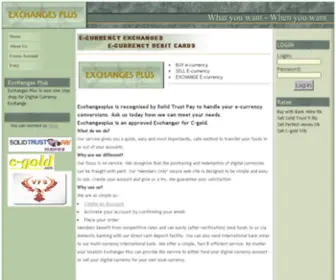 Exchangesplus.com(ExchangesPlus) Screenshot