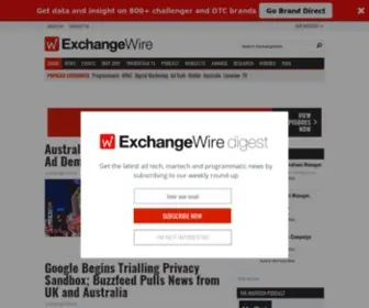 Exchangewire.com(Data-Driven Advertising and Marketing Technology) Screenshot