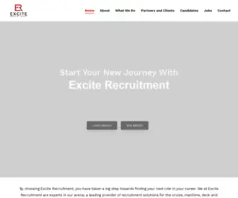 Exciterecruitment.com(Excite Recruitment) Screenshot