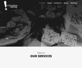 Exclamationscatering.com(Greensboro NC) Screenshot