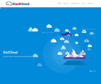 Exclcloud.com(ExclCloud Managed Cloud Partner) Screenshot