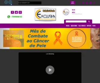 Exclusivaradiofm.com(Exclusiva Radio FM) Screenshot