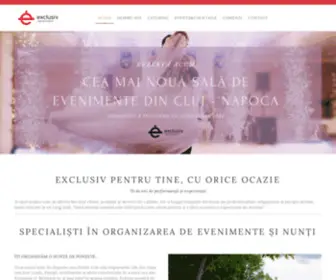 ExclusivCatering.ro(Servicii complete pentru organizarea unui eveniment de succes) Screenshot