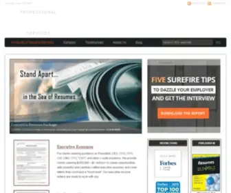 Exclusive-Executive-Resumes.com(Executive Resume Services) Screenshot