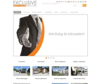 Exclusive-Immo.hu(Exclusive Real Estate) Screenshot