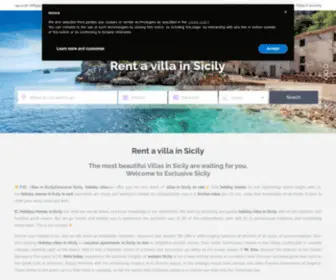 Exclusive-Sicily.com(Villas in Sicliy) Screenshot