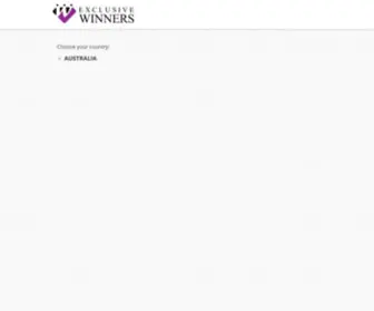 Exclusive-Winners.com(Domain registered) Screenshot