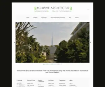 Exclusivearchitecture.com(Exclusive Architecture) Screenshot