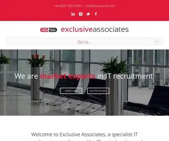 Exclusiveassociates.com(Exclusive Associates) Screenshot
