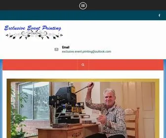 Exclusiveeventprinting.com(Exclusive Event Printing) Screenshot