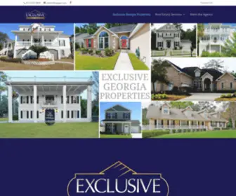 Exclusivegeorgiaproperties.com(Exclusive Georgia Properties) Screenshot