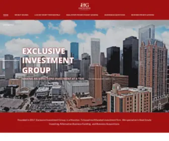 Exclusiveinvestmentgrp.com(exclusiveinvestmentgrp) Screenshot