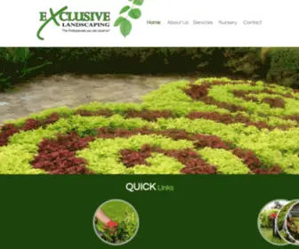 Exclusivelandscapingnow.com(Exclusive Landscaping) Screenshot