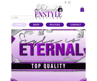 Exclusivelyenstyle.com(Exclusively Enstyle Boutique) Screenshot