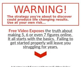 Exclusivemarketingresults.com(Free Video Exposes The Truth) Screenshot