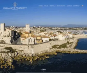 Exclusiveproperty.fr(Agence immobilère) Screenshot
