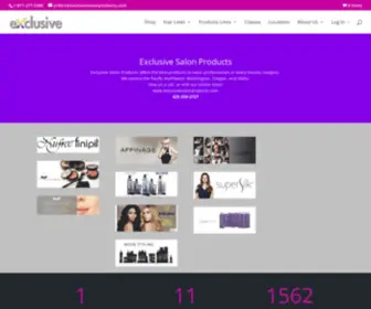 Exclusivesalonproducts.com(Exclusive Salon Products) Screenshot