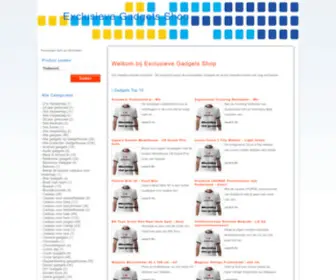 Exclusiveshop.nl(Exclusieve Gadgets Shop) Screenshot