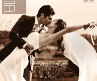 Exclusiveweddings.es(Organización de bodas) Screenshot