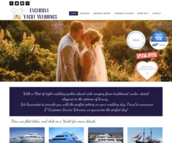 Exclusiveyachtweddings.com(Exclusive Yacht Weddings) Screenshot