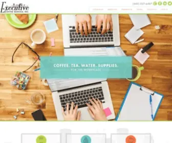 Excoffee.com(Executive Coffee) Screenshot