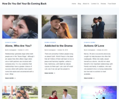 Excomingback.com(How Do You Get Your Ex Coming Back) Screenshot