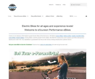 Excursionebikes.com(EXcursion Performance eBikes LLC) Screenshot