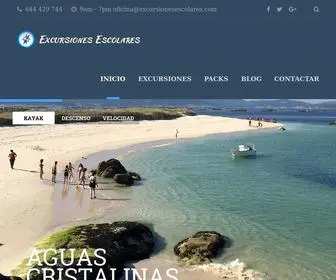 Excursionesescolares.com(Excursiones escolares para colegios en Galicia) Screenshot