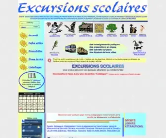 Excursions-Scolaires.com(Excursions scolaires) Screenshot