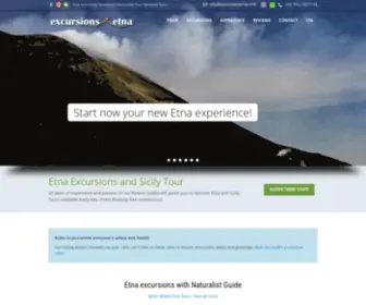 Excursionsetna.com(Etna Excursions) Screenshot