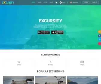 Excursity.com(Excursity Admin Panel) Screenshot