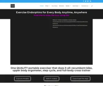 Excy.com(Excy Total Body Exercise Bike for Home Fitness and Physical Therapy) Screenshot