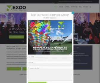 Exdoevents.com(EXDO Event Center Denver) Screenshot