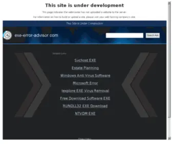 Exe-Error-Advisor.com(Exe Advisor) Screenshot