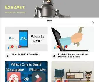 Exe2Aut.com(Automation for everything) Screenshot